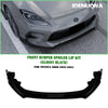 Toyota GR86 Gloss Black Front Bumper Lip Splitter (2022-2025)