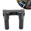 Harley Sportster Dyna Softail 4" Handlebar Risers Flat Clamp Mount