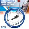 Yamaha Blue Remote Control Box Cable / 2 x 16ft 197 Inch / Marine Type Shift