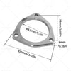 Universal Exhaust Flange Plate Kit 2.5" 304 Stainless Steel