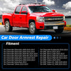 Chevrolet Silverado Black Front Right Passenger Side Armrest Repair