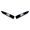 BMW 1 Series E82 E88 Gloss Black Front Bumper Side Spoiler Lip (08-13)