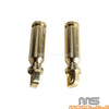 Harley Dyna Sportster Softail Male-Mount Brass Footpegs
