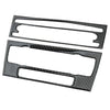 BMW 3 E90 E92 E93 Carbon Fiber AC CD Control Panel Trim Cover (05-12)
