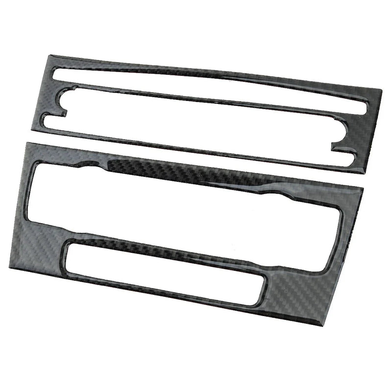 BMW 3 E90 E92 E93 Carbon Fiber AC CD Control Panel Trim Cover (05-12)