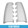 Ford Mustang (2015-2021) Silver Tone Handbrake Cover Grips