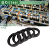 Oil Seal / 5 x 48x62x12mm / NBR Rubber High Pressure Black