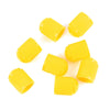 Motorcycle Bike Car 8pcs Yellow Plastic Tire Valve Stem Cap Cover