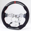 Toyota Land Cruiser Prado Carbon Flat Bottom Suede Steering Wheel (2009-2023)