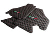 Ferrari 360 (2000-2008) - AutoWin Brand Black Leather Floor Mats