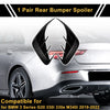 BMW 3 Series G20 330i 330e M340i Gloss Black ABS Rear Bumper Spoiler