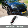 Porsche Cayenne Panamera Set Silver Tone Remote Key Cover Fob Case
