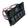 Truck and Caravan Marine Switch Panel Waterproof with USB Charging