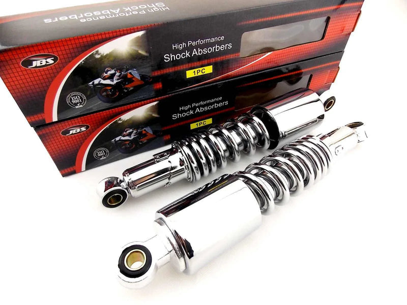Kawasaki EL250 300mm JBS Chrome Rear Shock Absorbers