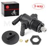 Polaris Magnum Fuel Tank Valve Petcock 3 Way & Knob NUT (1996–2001)