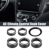 Honda Accord Sedan Sport 5 x AC Knob Ring Covers (2018-2023)
