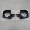 Ford F150 Black Left Right Side View Mirror Frame Ring Cover Bezels (2015-2020)