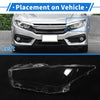 Infiniti Q50 1 Pcs Front Left Headlight Lens Cover PC Clear (2014-2021)