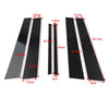 Infiniti G35 G37 Sedan Pillar Post Door Window Trim Covers (2002-2013)