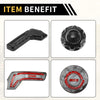 Jeep Gladiator Carbon Fiber Seat Adjustment Button Cover Trim (2020-2023)
