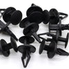 GMC Chevrolet Cadillac Buick 100 x Black Nylon Push Retainer Clips