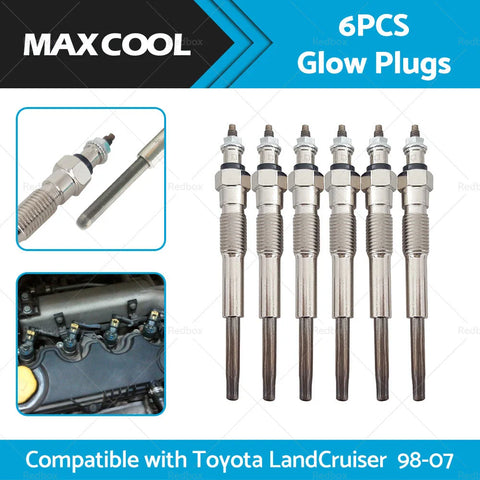 Toyota LandCruiser HZJ75 HZJ79 HZJ105 4.2D 1HZ 6x Glow Plugs (98-07)