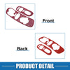 Chevy Corvette C5 Red (1998-2004) 2x Window Lift Switch Covers