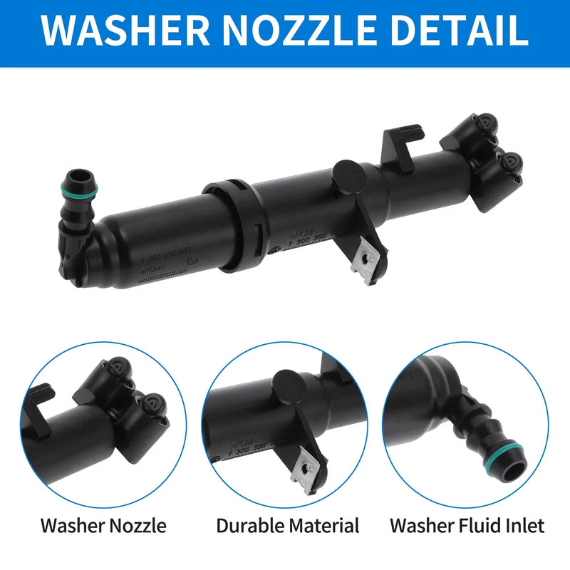 Mercedes-Benz S350 Front Left Headlight Washer Nozzle (2006-2010)