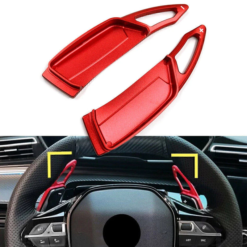 Peugeot 3008 5008 GT Alu Steering Wheel Paddle Shifter Extensions (2017-2019)