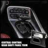 Dodge Carbon Fiber Black Central Control Gear Shift Panel Trim