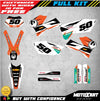 KTM EXC Custom Graphics Kit Decals Stickers (2001-2002)
