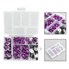 158 Piece Purple Aluminium Fairing Screw Trim Bolt Set