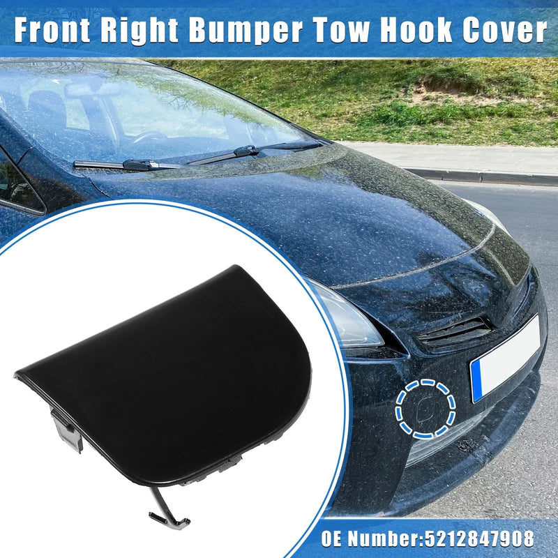 Toyota Prius XW30 (2012-2015) Black Front Right Tow Hook Cover