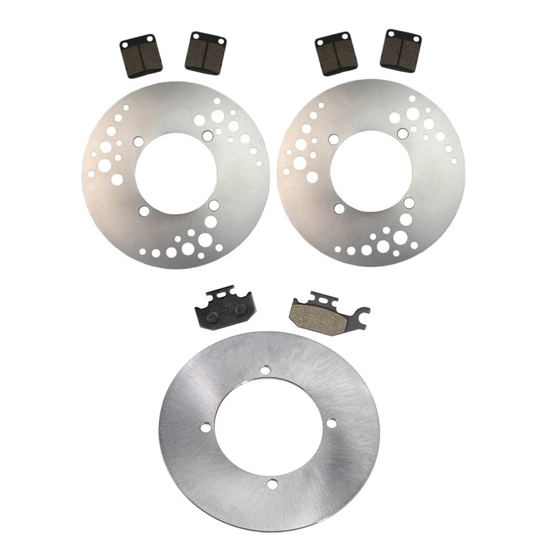 Yamaha Grizzly 450 2x Brake Rotors & Semi-Metal Pads (2007–2007)