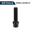 Volkswagen Porsche 10 x M14x1.5mm Ball Seat Wheel Lug Bolt 50mm Shank