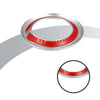 Honda Civic 2 x Silver Tone Door Audio Speaker Ring Covers