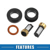 Subaru Legacy 4 x Fuel Injector O-Rings Seals (2000-2006)