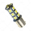 Caravan Car 12V BA15D LED 18 SMD Cool White Light Globes