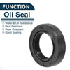Rotary Shaft Oil Seal / 28x45x10mm 5Pcs / Seal Ring NBR Rubber
