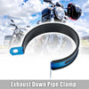 Motorcycle 3.5inch Exhaust Band Joint Clamp Sleeve Pipe Stainless Steel