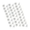 Instrument Panel - Universal Fit 50pcs Gray Dashboard Retainer Clips