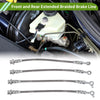 Nissan Patrol GQ Y60 4pcs Extended Braided Brake Line Hose (88-97)