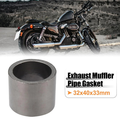 Motorcycle 32mm ID 40mm OD Exhaust Muffler Pipe Gasket Graphite Seal Ring