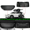 Tesla Model X Front Frunk Under Trunk Cargo Mat Liner Box Durable Anti-Skid