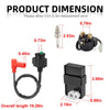 Honda Foreman 400 Starter Relay Solenoid, Ignition Coil, CDI Kit (1995-2003)