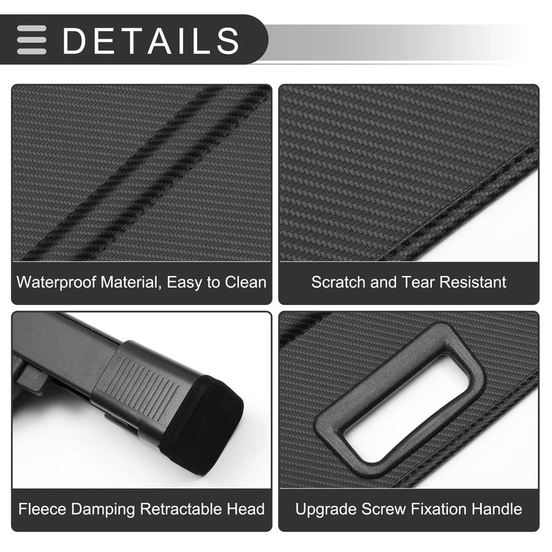 Hyundai Santa Fe Sport 2015-2018 Black Fiber Retractable Cargo Cover