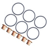 Cummins ISX QSX Injector Tip Inserts & Seal O-Ring Set (2007-2019)