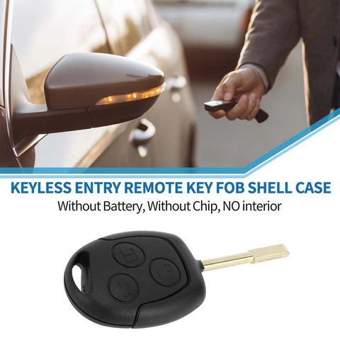 Ford C-Max 3 x Keyless Entry Remote Fob Key Shell Case (2003-2008)