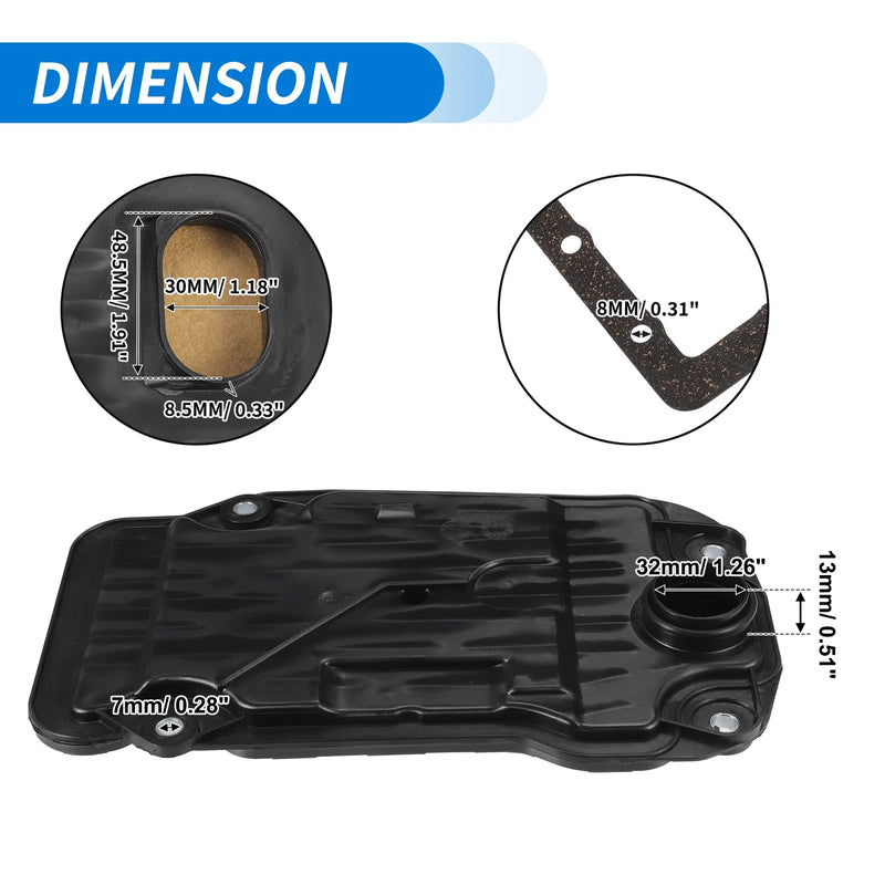 Lexus GS250 Transmission Filter Oil Pan Gasket Kit (2013-2015)