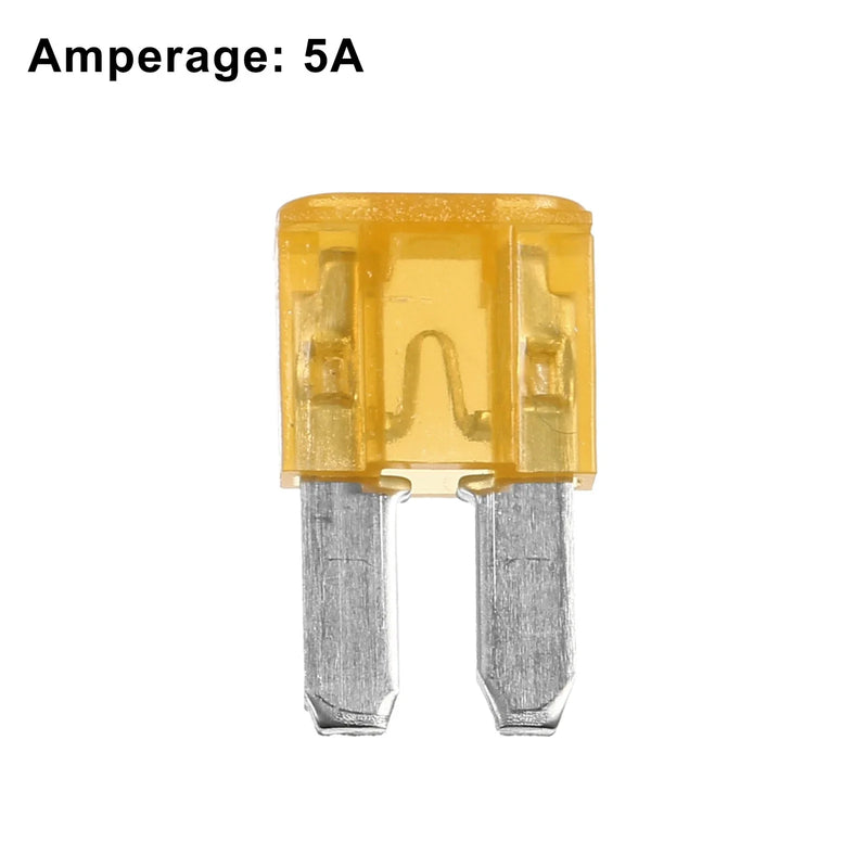Car, Boat, Truck, RV, Motorcycle - Orange 5 x 5A Mini Blade Fuses